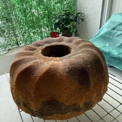 Torta marmoleada artesanal